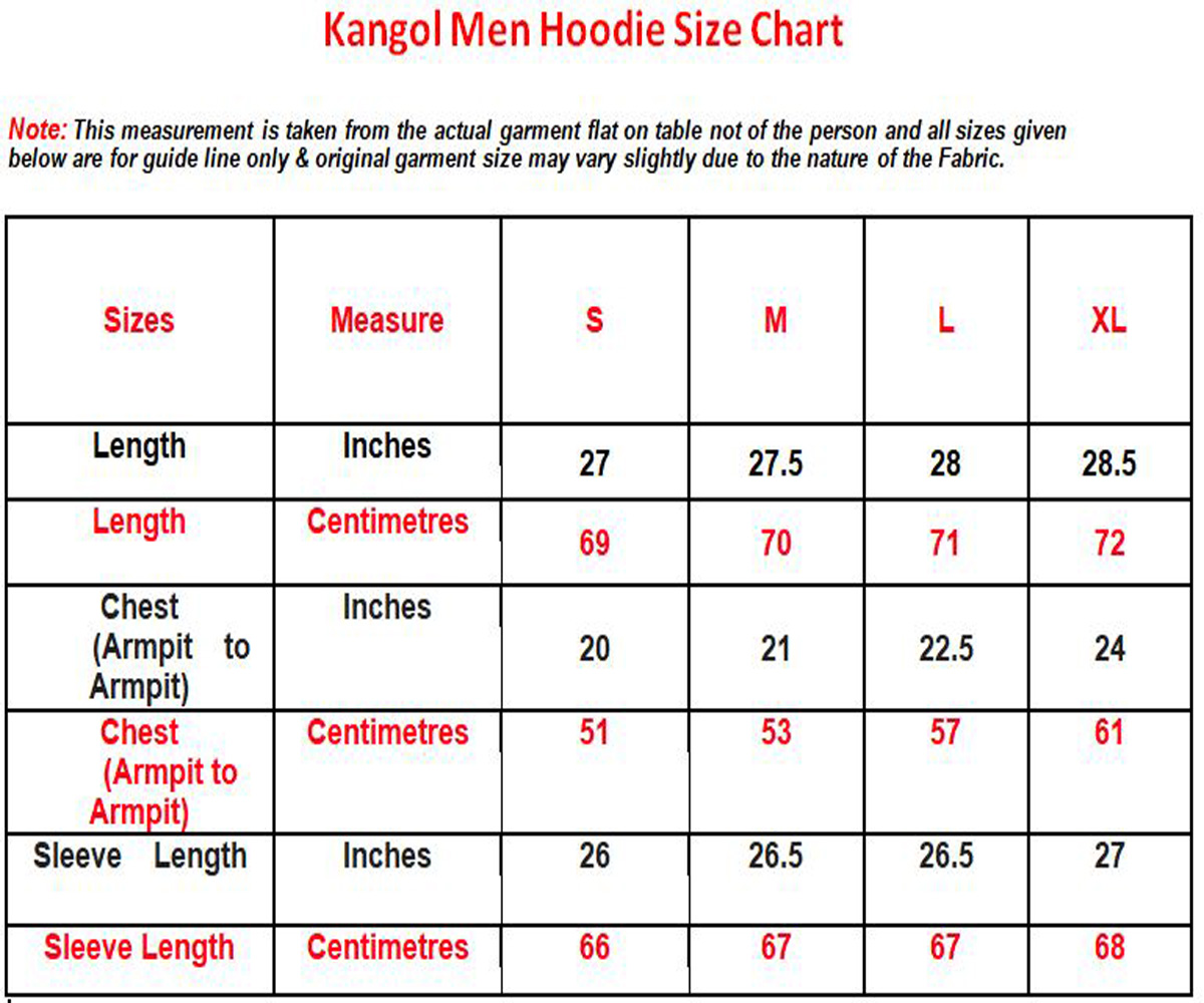 kangol hat size chart